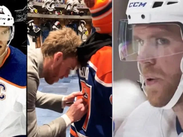 McDavid Has Viral and Emotional Moment With Young Oilers Fan