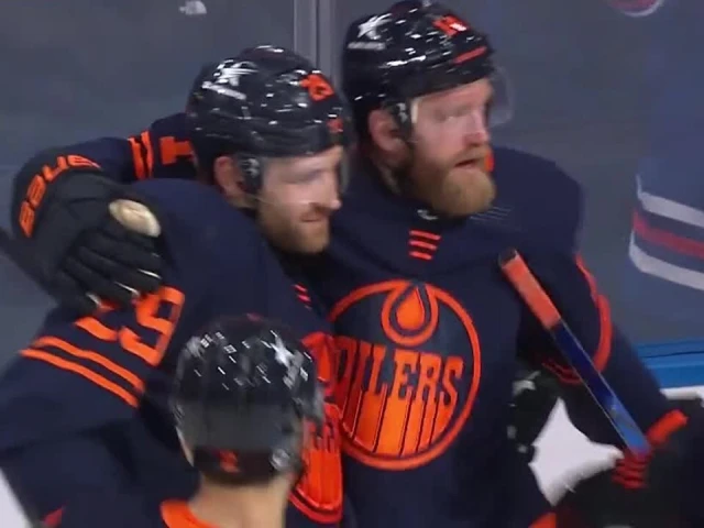 Oilers’ Draisaitl tees up Ekholm’s goal with beautiful no-look feed