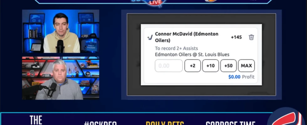 Betano Daily Bets: Malkin and Duclair Over 1.5 shots and McDavid 2+ assists