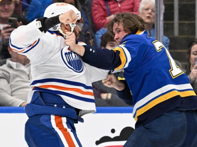 Oilers drop OT decision after review-filled game against Blues