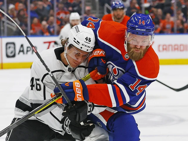 WATCH: Edmonton Oilers defenceman Mattias Ekholm delivers a crushing hit on Avalanche’s Mikko Rantanen