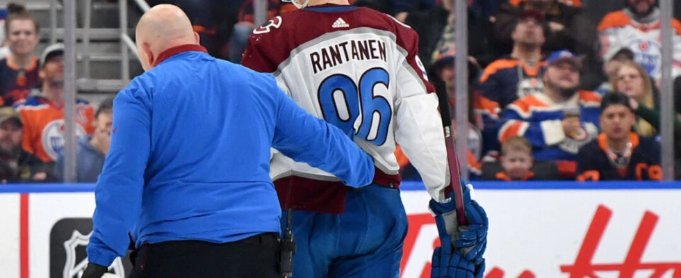 Rantanen to be 'under evaluation for a while' after hit by Ekholm