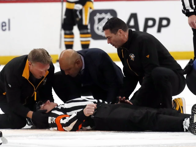 NHL Notebook: Referee Steve Kozari stretchered off ice during Lightning and Penguins game and a look at which non-playoff team could resurge in 2024-25