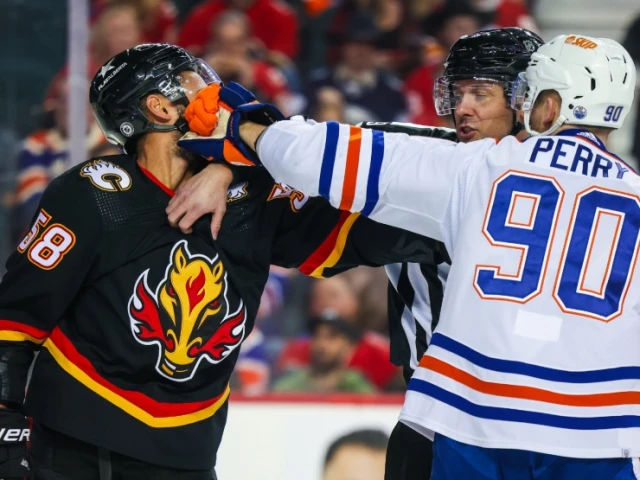 Oilers gain ground in division title race with win over Flames