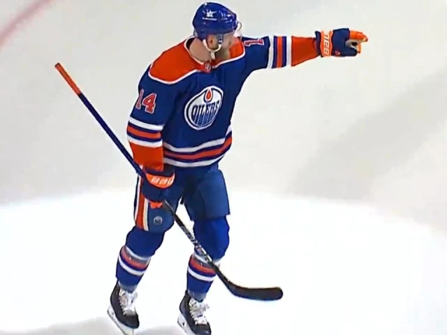 Oilers’ Ekholm uncorks wicked slap shot to match career-high in goals