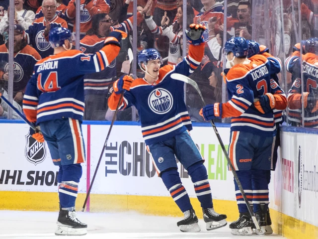 Hyman, Draisaitl push Oilers to win over Golden Knights without McDavid