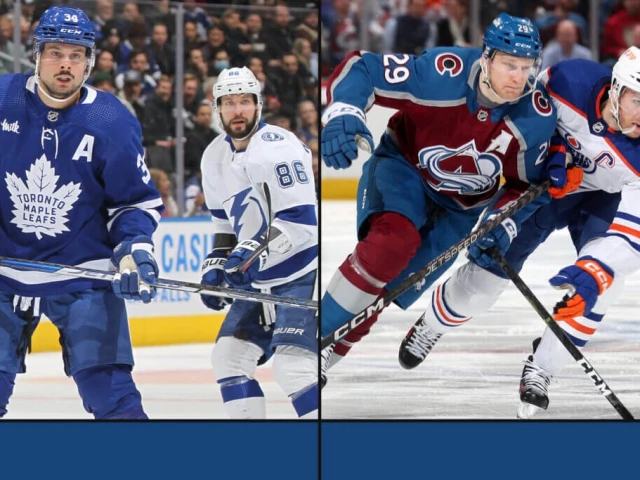 NHL Hart Trophy race: The case for MacKinnon, McDavid, Kucherov and Matthews