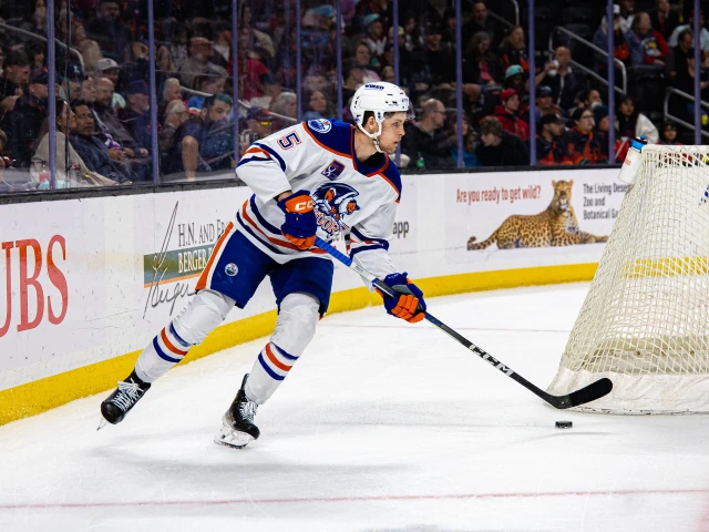 WATCH: Oilers prospect Philip Broberg goes coast-to-coast to score game winning goal for AHL Condors