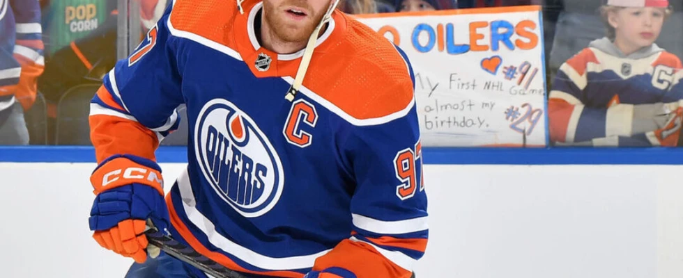 McDavid back vs. Sharks after missing 3 games