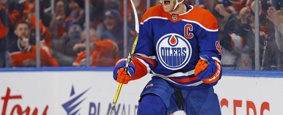 Edmonton Oilers’ Connor McDavid becomes fourth player in NHL history to record 100 assists in a season