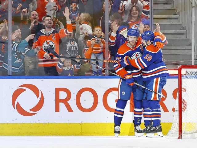 Edmonton Oilers’ Connor McDavid becomes the fourth player in NHL history to record 100 assists in a season