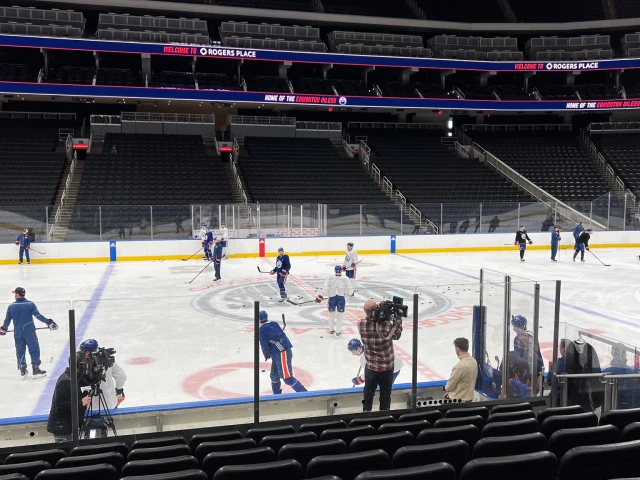 High-Paced Playoff Practice for Oilers, Evander Kane and Mattias Janmark not on Ice