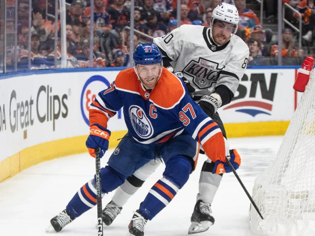 Hyman, McDavid lead Oilers to win over Kings in Game 1