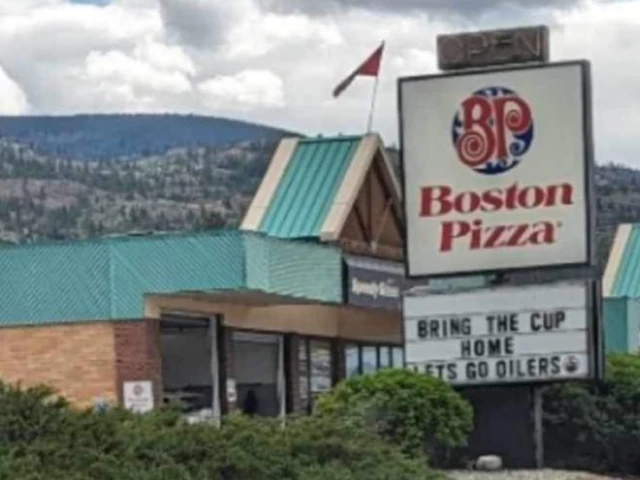 Canucks fans riled up after Boston Pizza in Penticton supports Oilers